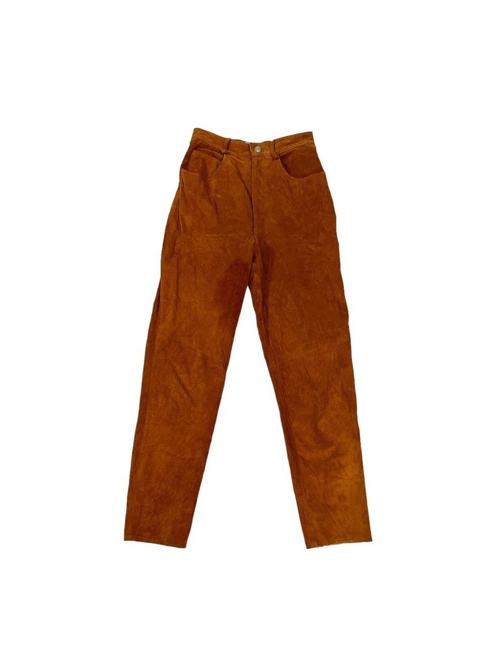 Erez Levy 100% caramel light brown leather pants